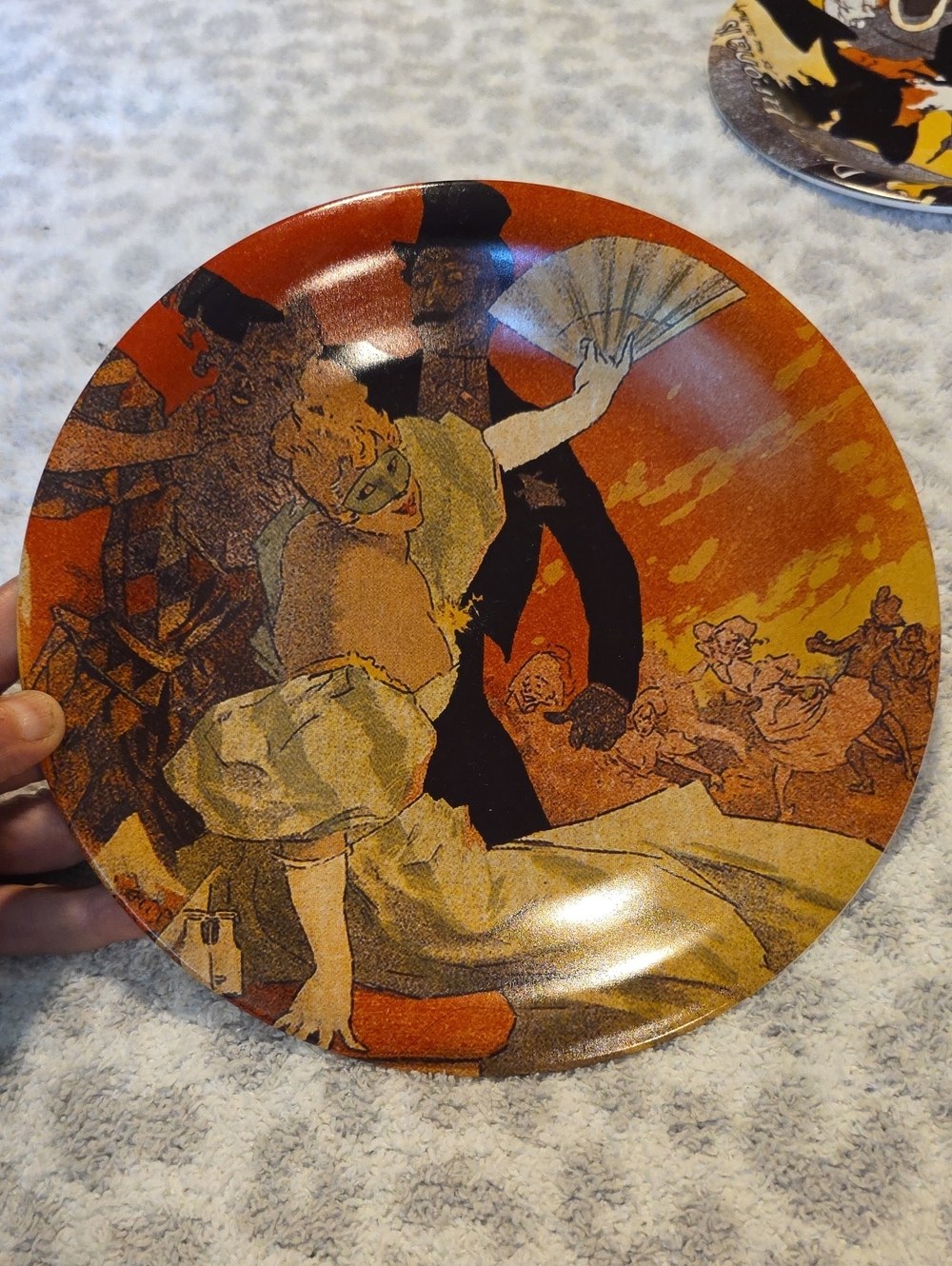 Centrum Jules Chéret Belle Époque "Théâtre de l'Opéra" Decorative Plate